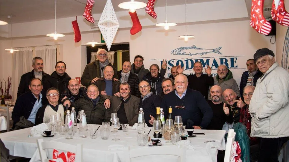 Foto di gruppo alla cena