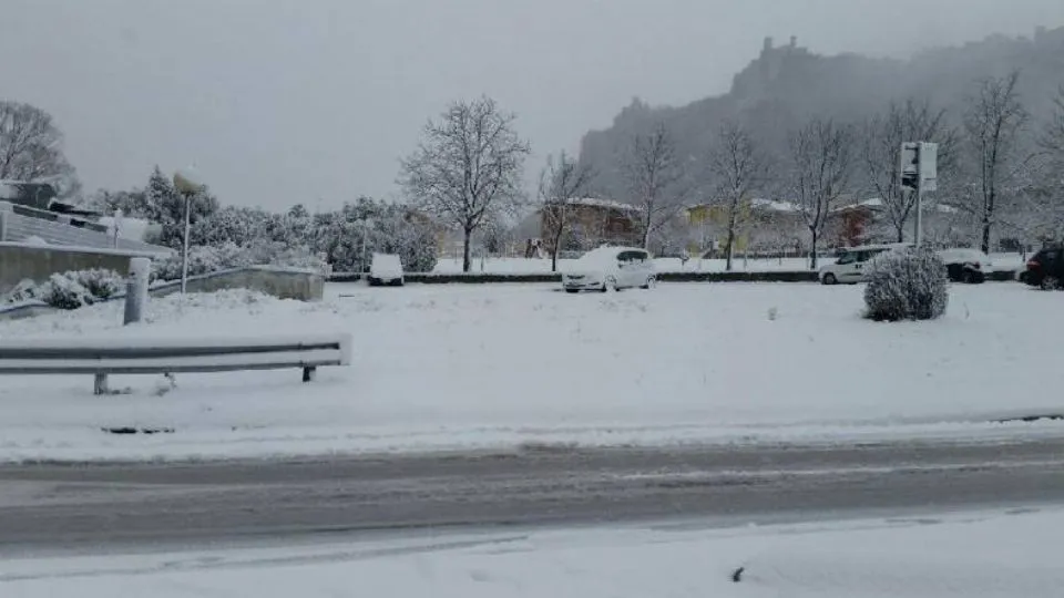 San Marino innevata
