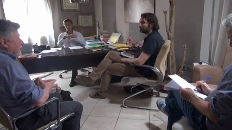 l’incontro con la stampa nello studio del legale Manfroni
