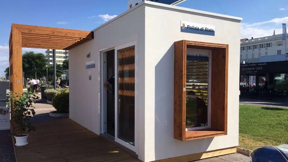 il poto mobile di Polizia
