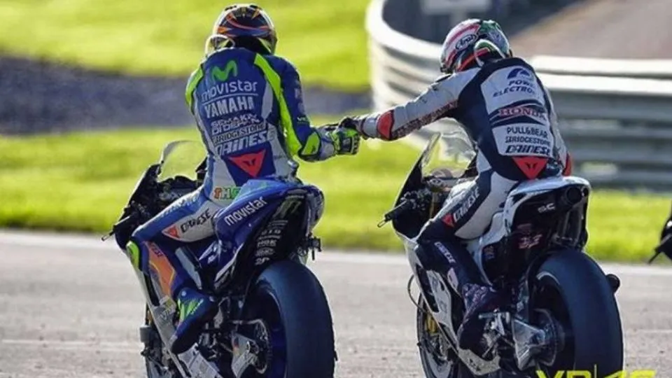 Rossi e Hayden (Instagram)