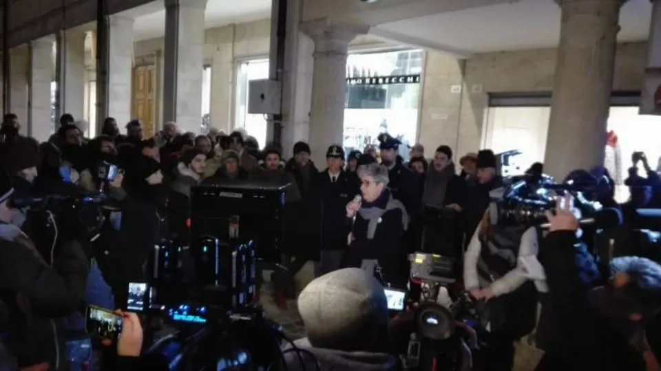 la manifestazione di gennaio per Gessica
