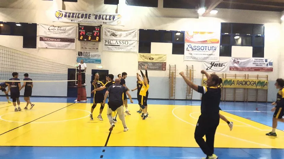 Il Rubicone in Volley festeggia la vittoria