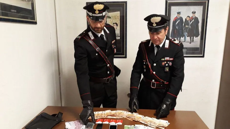 il materiale sequestrato
