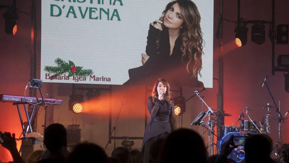Cristina D’Avena sulpalco