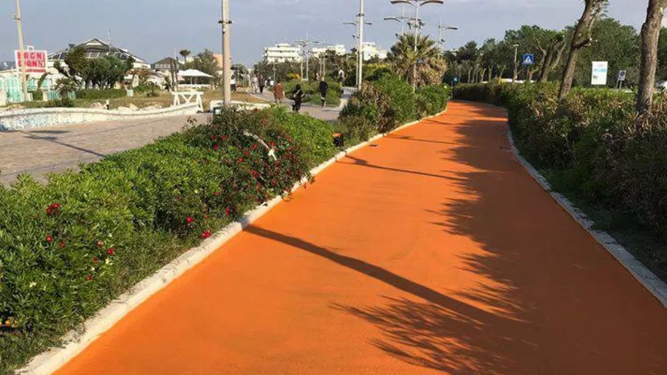 pista ciclabile di Misano 
