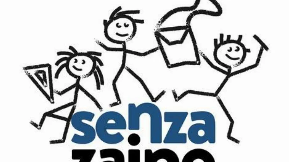 senza zaino
