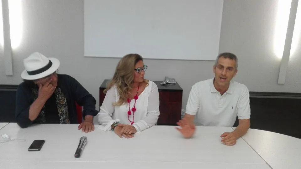 Albano, Romina Power e l’assessore Sadegholvad alla conferenza stampa