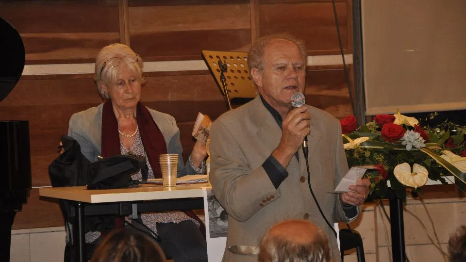 Il presidente di Università Aperta, Guido Zangheri, ed il direttore del comitato scientifico, Isa Valbonesi