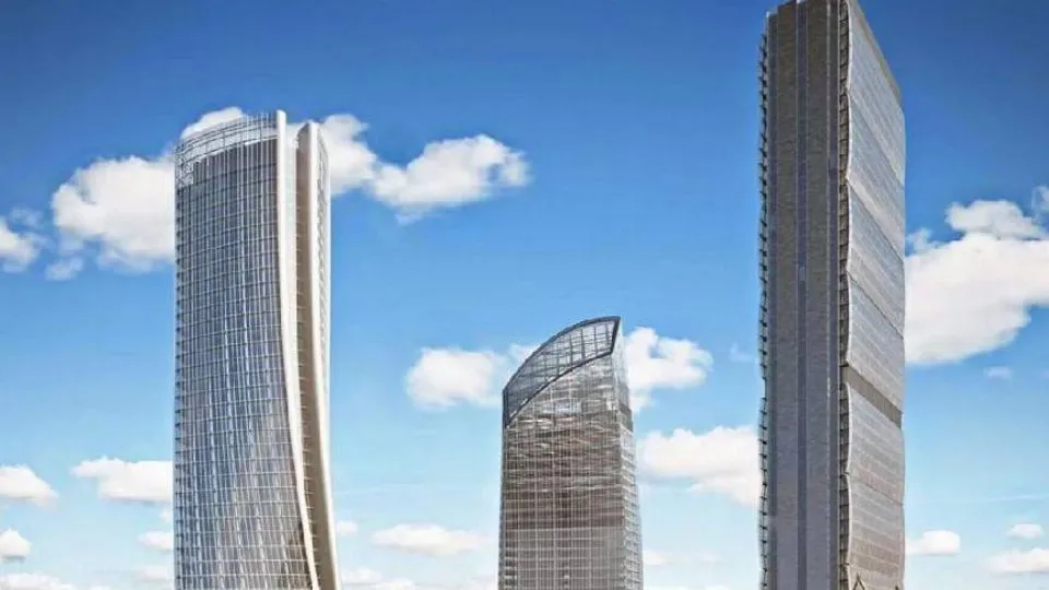 un rendering delle torri