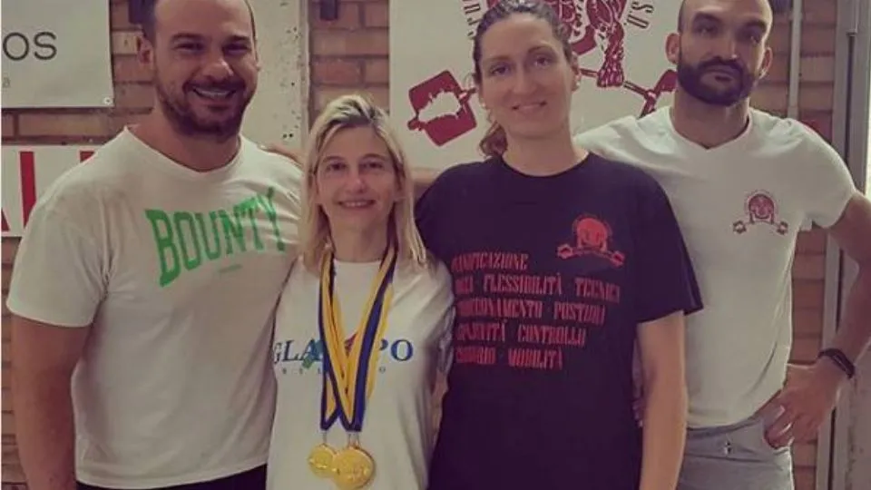 Barbara Peti in visita al Gruppo Pesisti Riminese