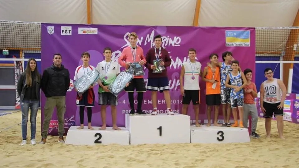 Il podio Under 14