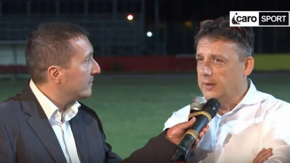 Andrea Mancini il giorno della presentazione