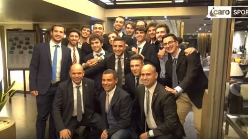 Foto di gruppo finale per gli arbitri riminesi