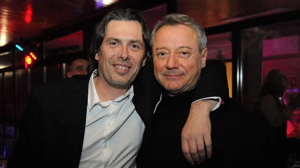 Cristiano Protti insieme a Luigi Vicini