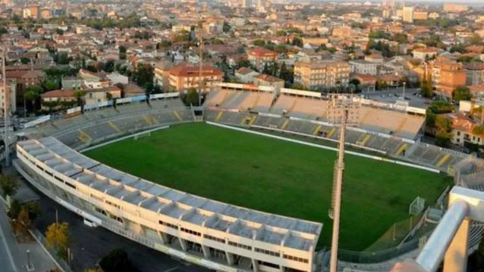 Lo stadio Benelli di Ravenna