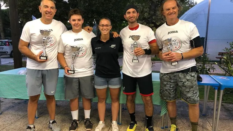 Valter Bastianelli/Davide Arduini, Sara Pretelli (giudice arbitro del circolo), Davide Pierini/Fabrizio Pierini