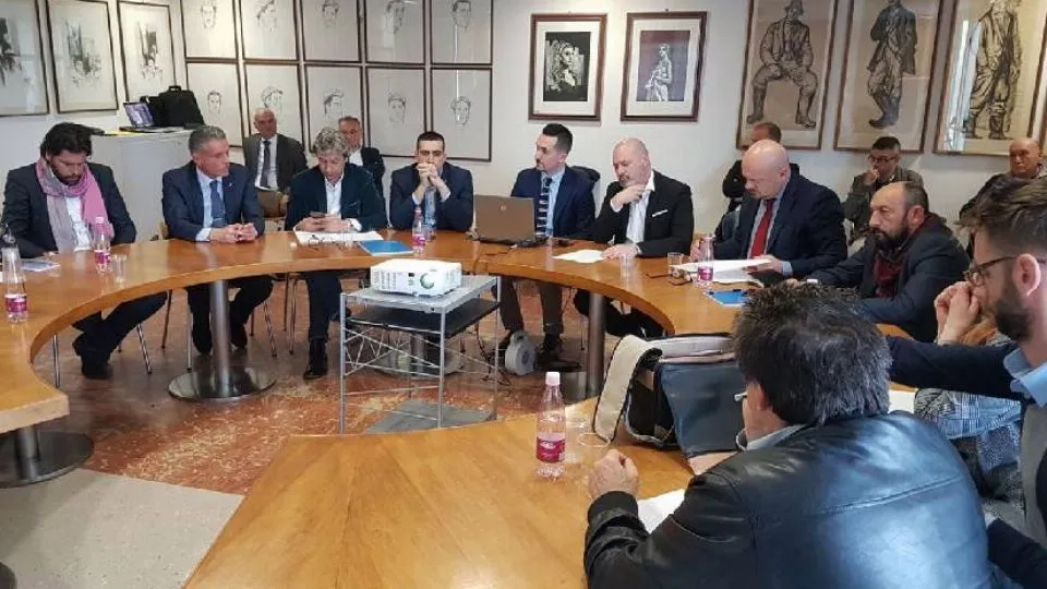 la conferenza stampa
