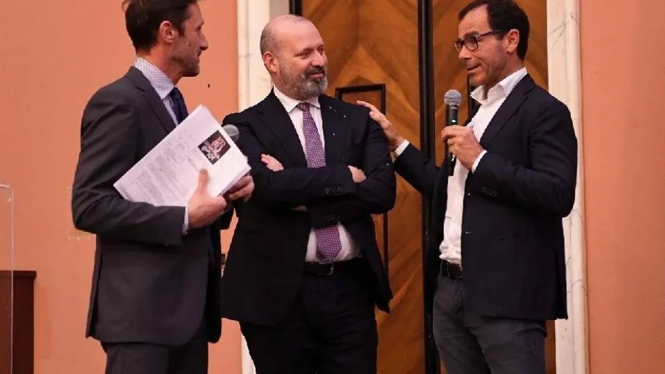 Bonaccini e il presidente APT Cassani