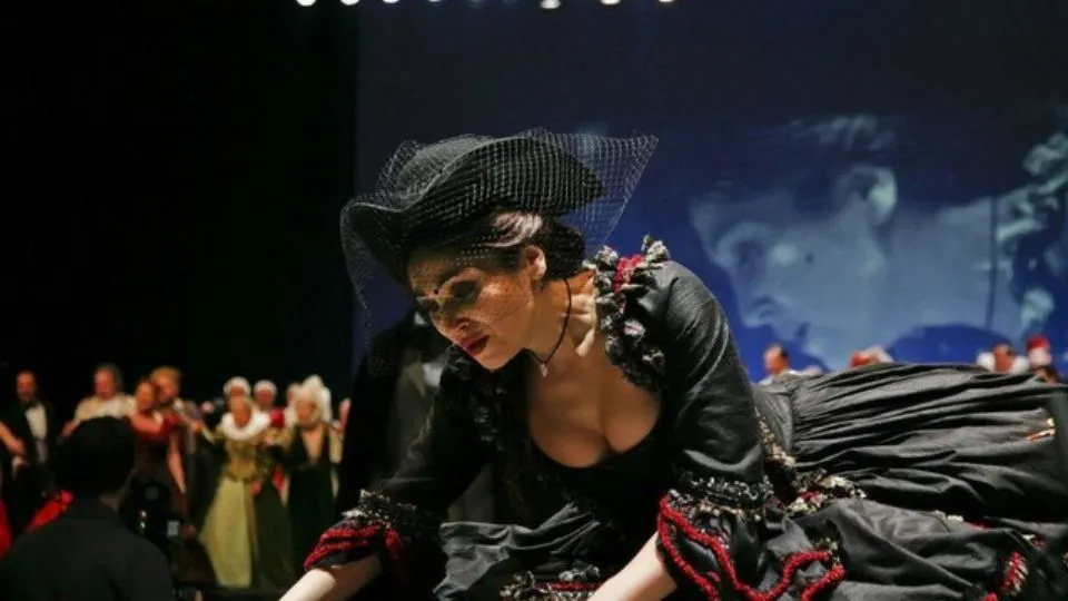 Gladys Rossi sul palco