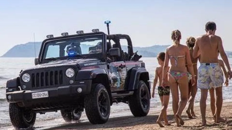 la jeep dei Carabinieri
