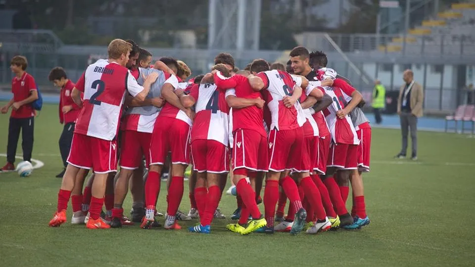 I giocatori del Rimini (foto Rimini FC)
