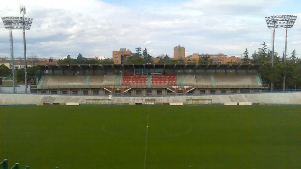 Lo stadio Morgagni
