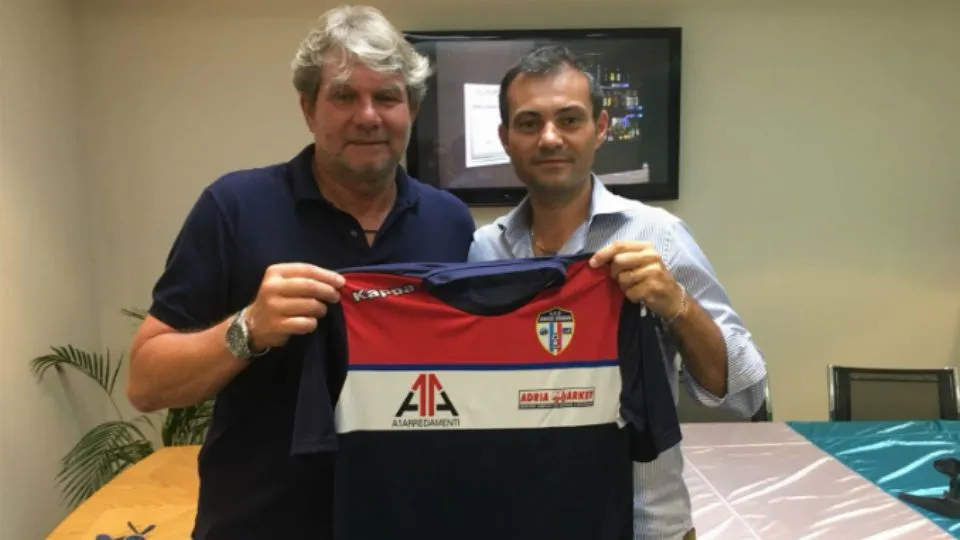 Il tecnico Mirco Papini ed il presidente Gianluca Marsili