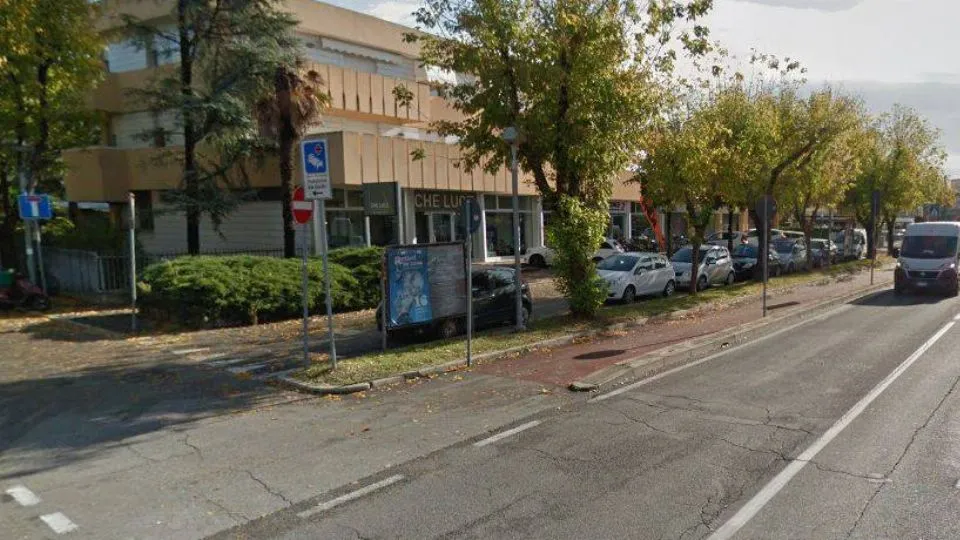 l’incrocio tra via Flaminia e via Ovidio
