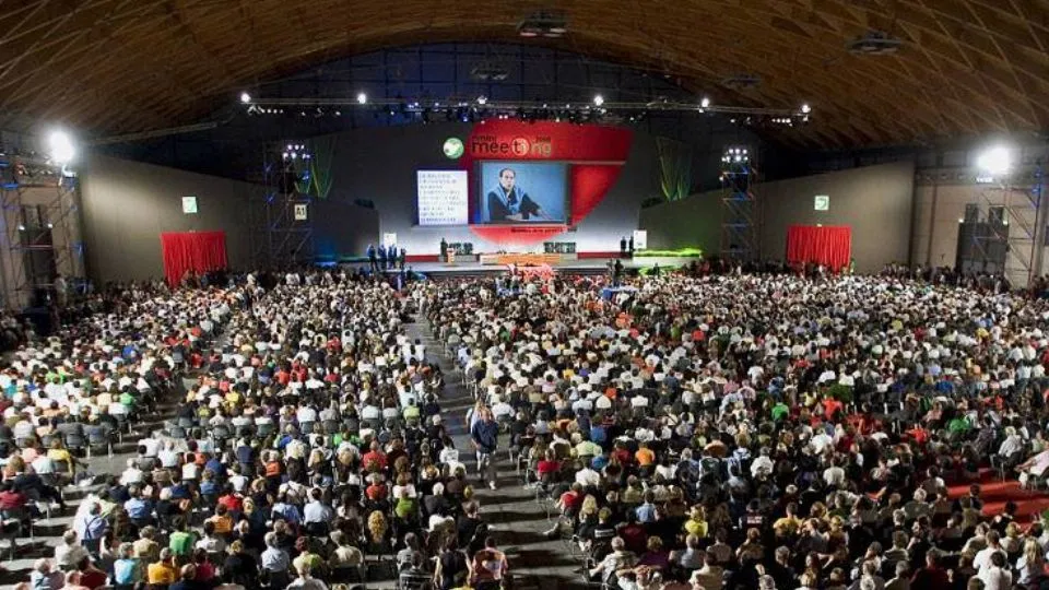 una dei padiglioni del Meeting