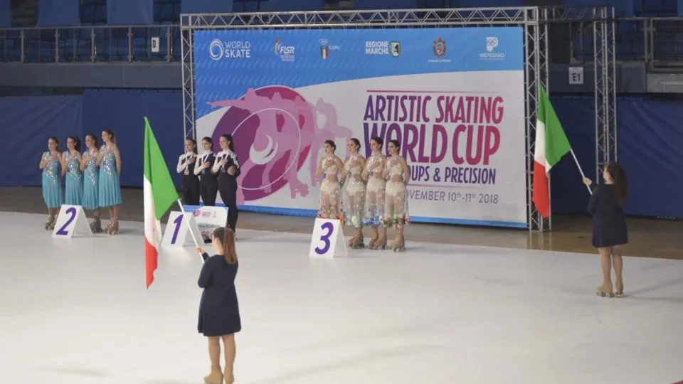 World Cup: quartetto Heart argento a sinistra.