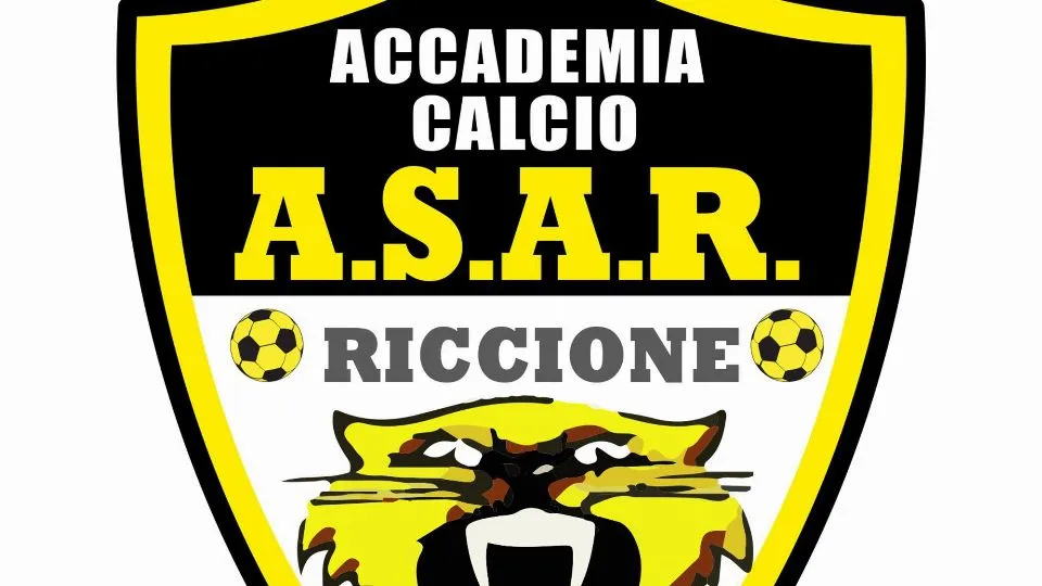 Lo scudetto dell’Asar Accademia Calcio Riccione