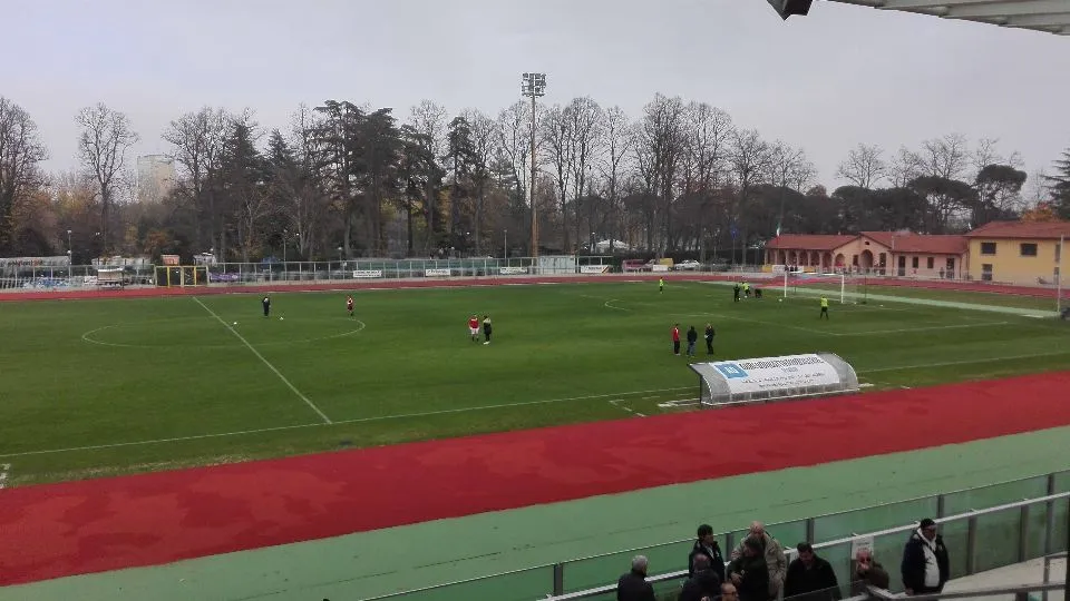 Lo stadio “Romeo Galli” di Imola