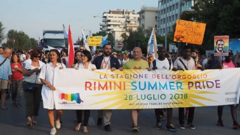 la foto sul profilo FB del Comune di Rimini
