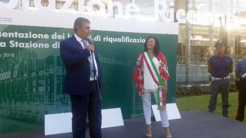 Un momento dell’inaugurazione.