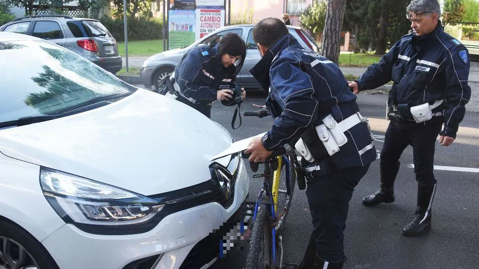 l’incidente in via Matteotti (Adriapress)