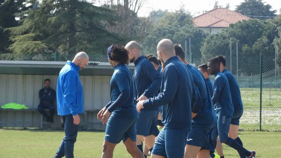 Zeman e i giocatori gialloblu