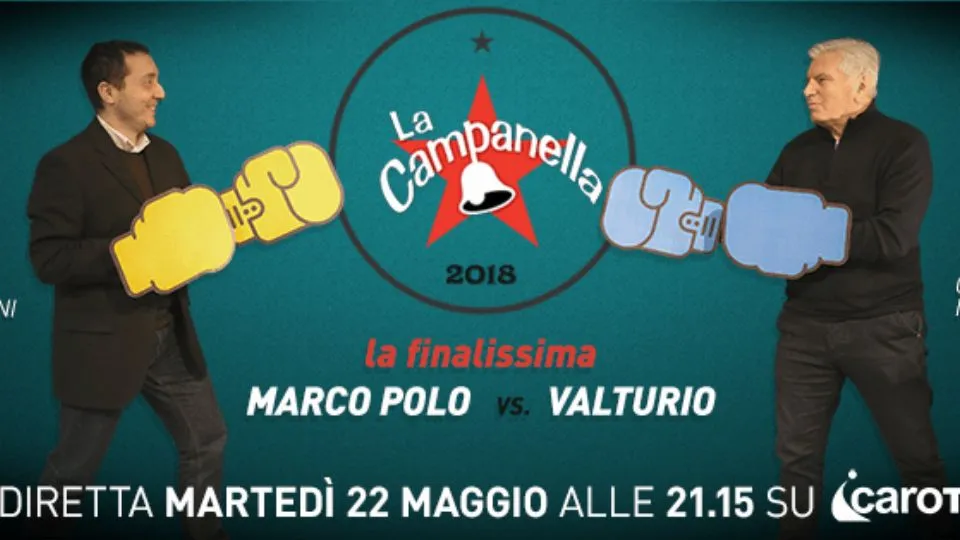 Il cartello della finale