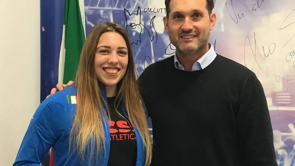 Jessica Mazzola e l’assessore Stefano Caldari