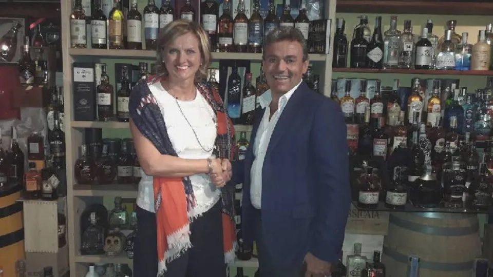 la Group Brand Manager – Food & Beverage Division di IEG, Flavia Morelli e l’Amministratore Delegato di GBI Servizi Srl e Presidente di Italgrob, Vincenzo Caso