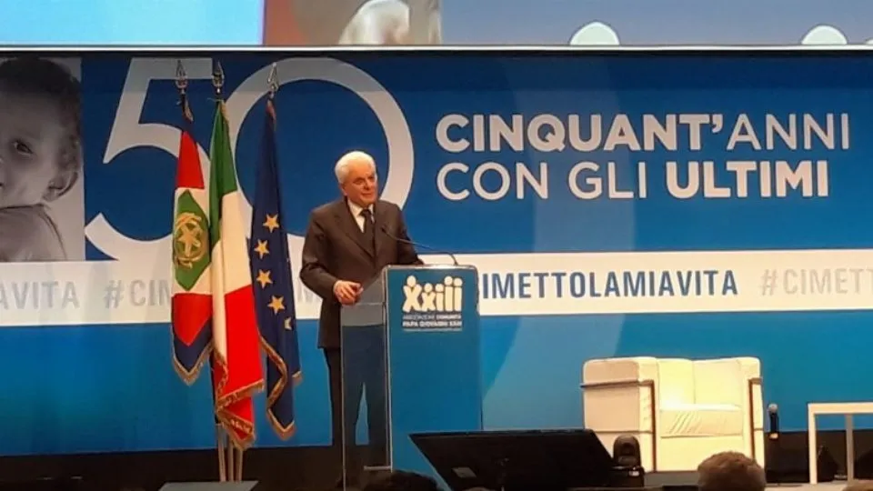 Mattarella ai 50 anni dell’APG XXIII