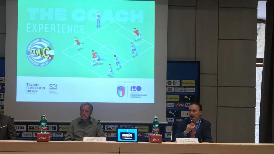Renzo Ulivieri e Marco Borroni durante la presentazione