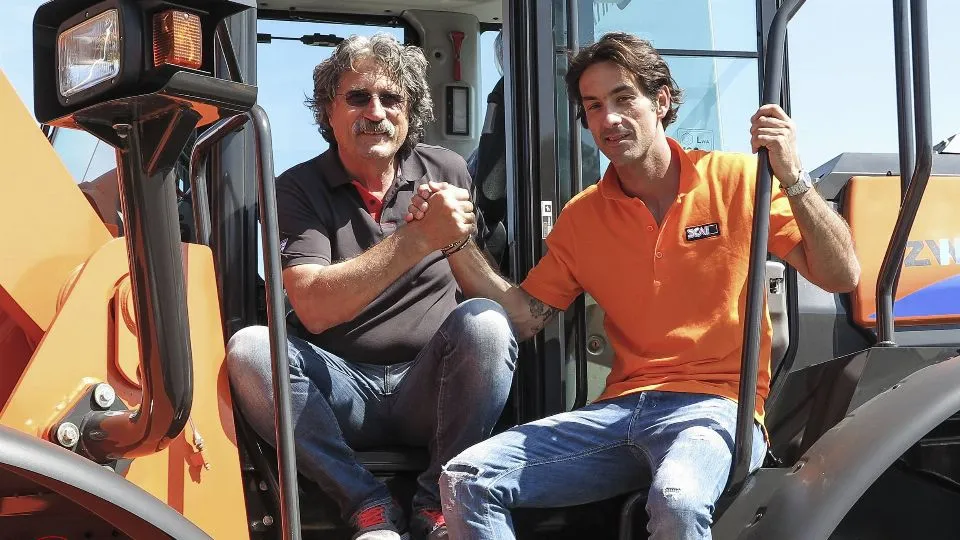 Anche Paolo Simoncelli alla festa dei camion (PHOTO FABRIZIO PETRANGELI)