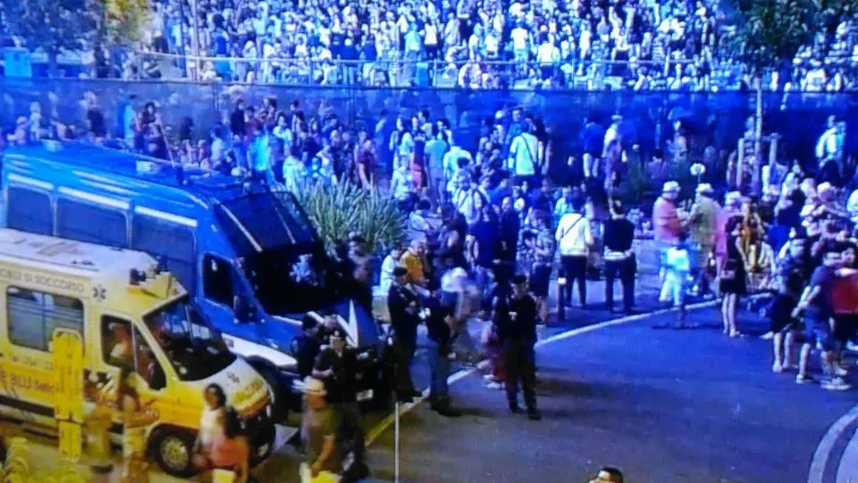 controlli di polizia nella Notte Rosa (repertorio)
