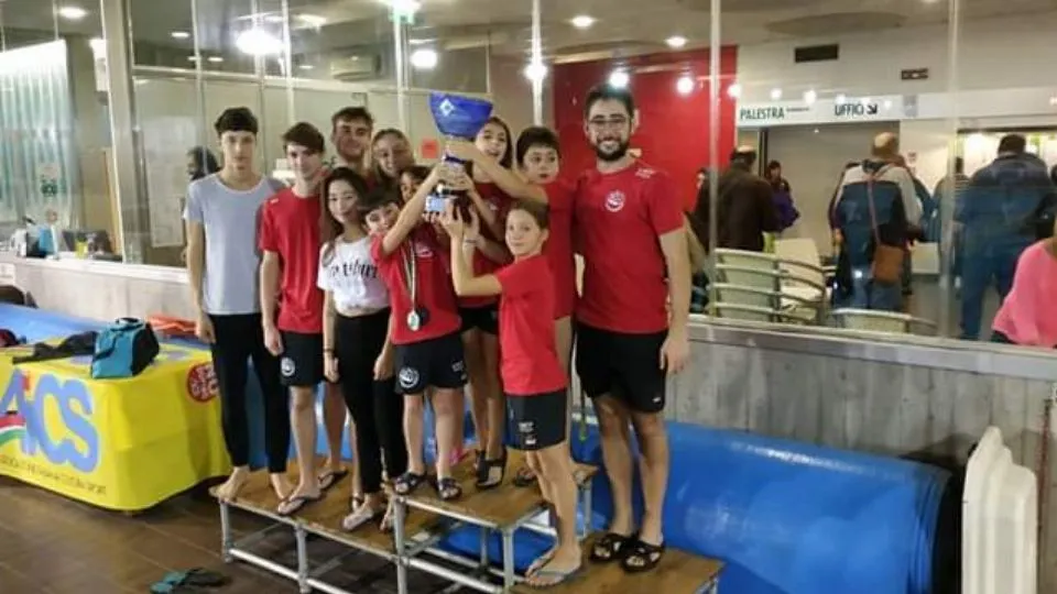 La premiazione di squadra
