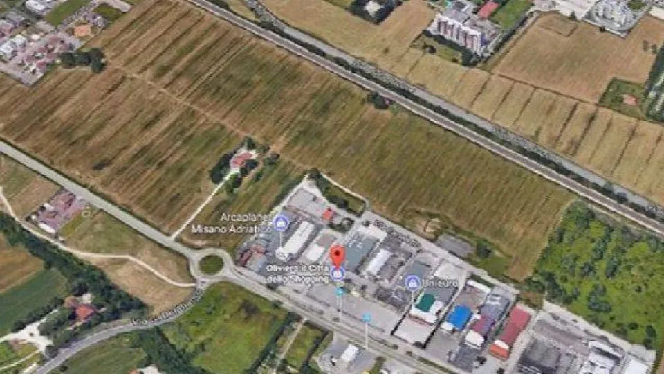 l’area Bandieri a Misano, interessata dal progetto