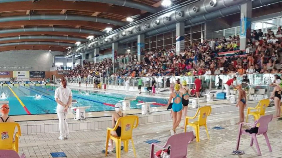 La vasca interna dello stadio del Nuoto durante il Nicoletti