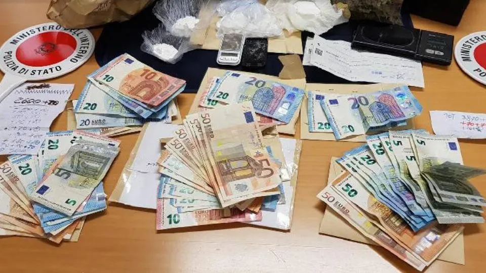 il materiale sequestrato
