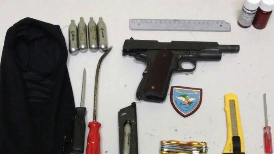 il materiale sequestrato
