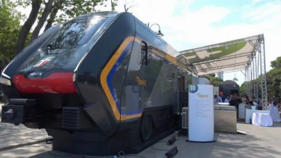 un treno rock in mostra a Rimini